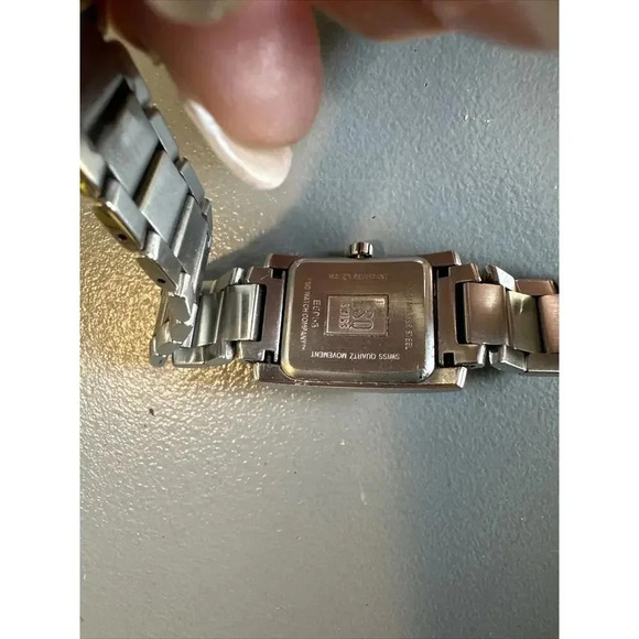 ESQ MOVADO Women's Swiss Quartz Watch Silver‎ E5298 Stainless Steel - Picture 9 of 10